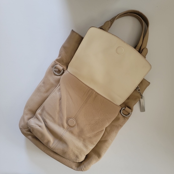 DKNY Tan Leather Tote - Picture 7 of 16